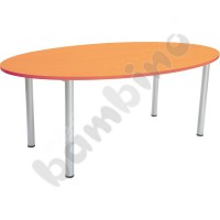 Oval table 120 x 200 cm alder