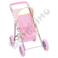 Pushchair with accessories basket