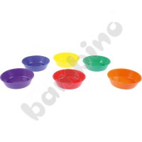 Coloured sorting bowls
