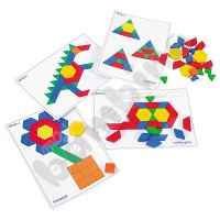 Pattern block picture cards