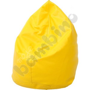 Mini bean bag pouf - yellow