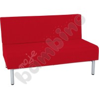 Inflamea 1 sofa, double - dark red