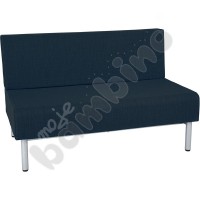 Inflamea 2 sofa, double - dark grey