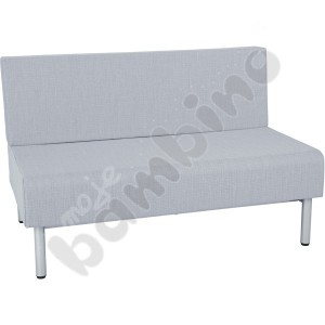 Inflamea 2 sofa, double - light grey