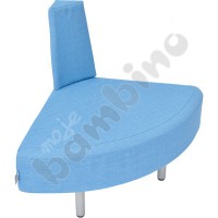 Corner external Inflamea 1 sofa - light blue