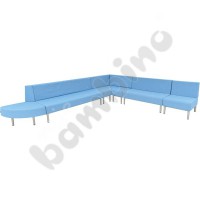 Corner external Inflamea 1 sofa - light blue