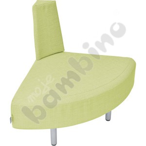 Corner external Inflamea 1 sofa - light green