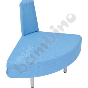 Corner external Inflamea 2 sofa - light blue