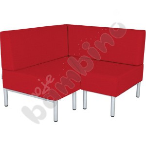 Corner internal Inflamea 1 sofa - dark red