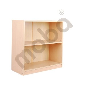 Low bookcase with shelves