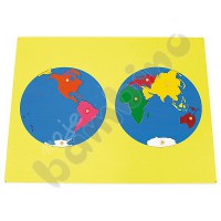 World map- continents
