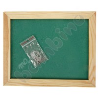 Pin board 60 x 90 cm - green