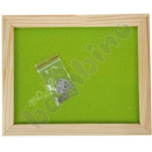 Pin board 60 x 90 cm - light green