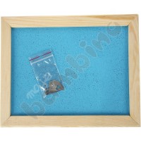 Pin board 60 x 90 cm - light blue