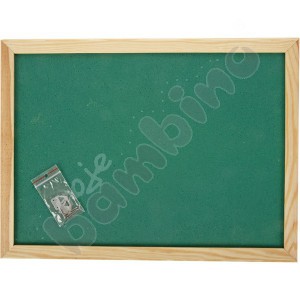 Pin board 100 x 150 cm - green