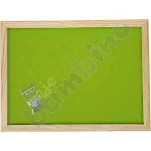 Pin board 100 x 150 cm - light green