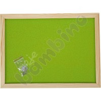 Pin board 100 x 150 cm - light green