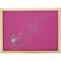 Pin board 100 x 150 cm - pink