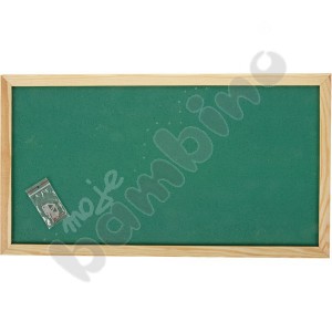 Pin board 100 x 200 cm - green