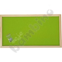 Pin board 100 x 200 cm - light green