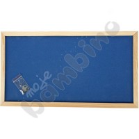 Pin board 100 x 200 cm - navy