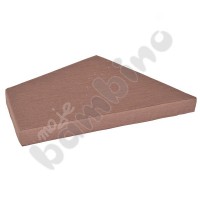 Quadro mattress  brown, height: 10 cm