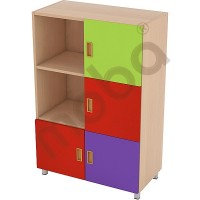 Medium cabinet with 2 shelves and partitions