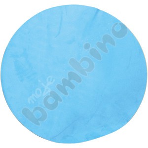 Magnetic self-adhesive wallpaper round - light blue