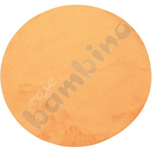 Magnetic self-adhesive wallpaper round - orange