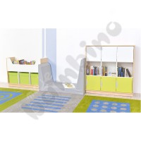 Seats for Quadro house cabinet - grey