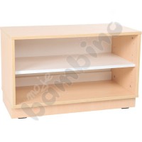 Quadro - S cabinet with 1 shelf with plinth