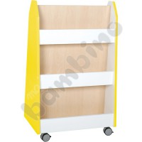 Quadro - doublesided library stand - yellow
