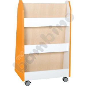 Quadro - doublesided library stand - orange