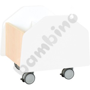 Quadro - small container on wheels - white