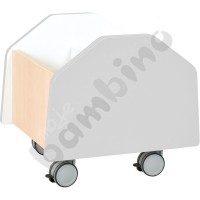 Quadro - small container on wheels - grey