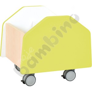 Quadro - small container on wheels - lime