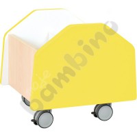 Quadro - small container on wheels - yellow