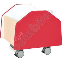 Quadro - small container on wheels - red