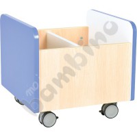 Quadro - medium container on wheels - blue