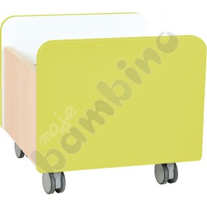 Quadro - medium container on wheels - lime