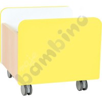 Quadro - medium container on wheels - yellow