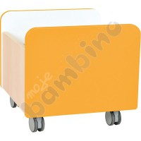 Quadro - medium container on wheels - orange