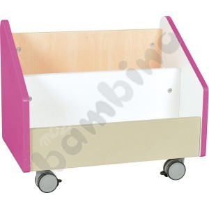 Quadro - big container on wheels - pink