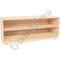 Flexi cabinets S with shelf, wide  - with plinth