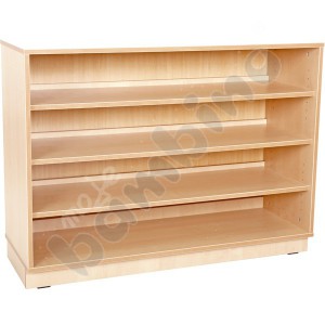 Flexi cabinets M with shelf, wide  - with plinth