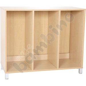 M cabinet for plastic containers with legs - 3 rows