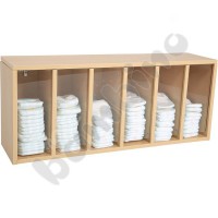 Shelf for diapers