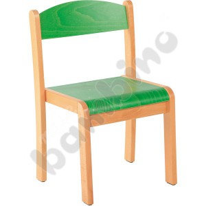 Philip chair green with felt pads size 4