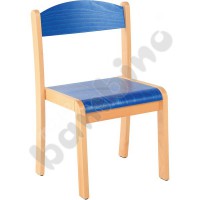 Philip chair blue with felt pads size 4