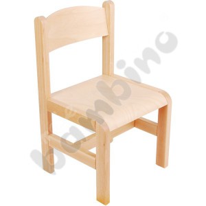 Wooden chair beech with felt pads size 1